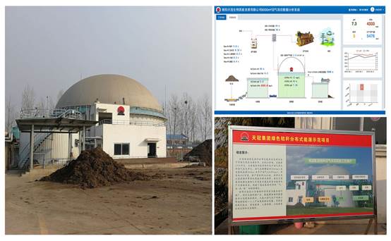 说明: 工业沼气智能手环（优化与预警）系统应用于南阳天冠生物质能发展有限公司日产6000m沼气项目中